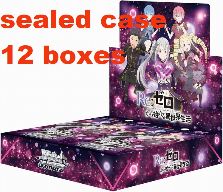 Weiss Schwarz Re:Zero vol.4 Sealed Case 12 Boxes
