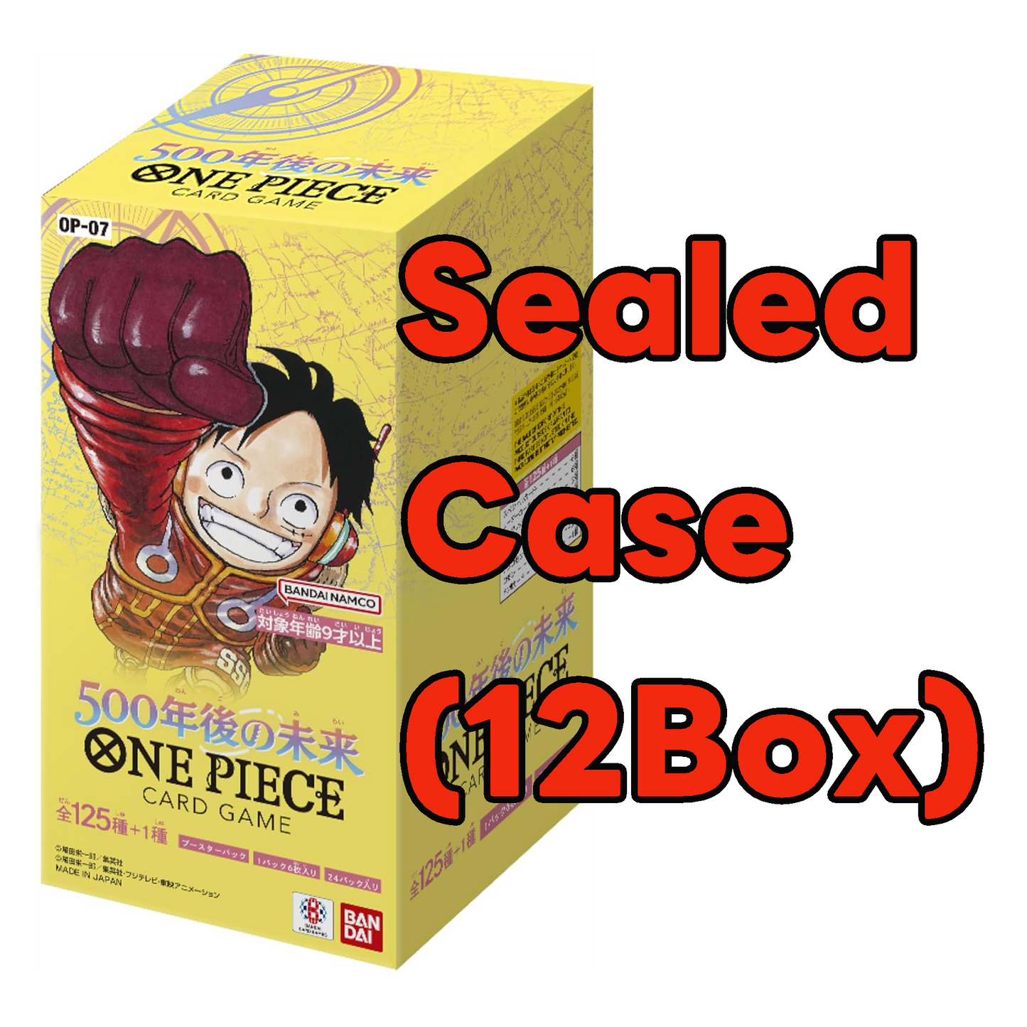 500 years in the future SEALED CASE OP-07 12 BOX