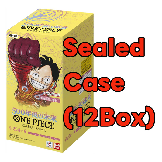 500 years in the future SEALED CASE OP-07 12 BOX