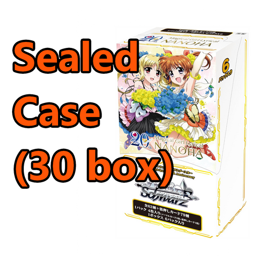 Weiss Schwarz Magical Girl Lyrical Nanoha 20th Anniversary premium Sealed Case 30 Boxes