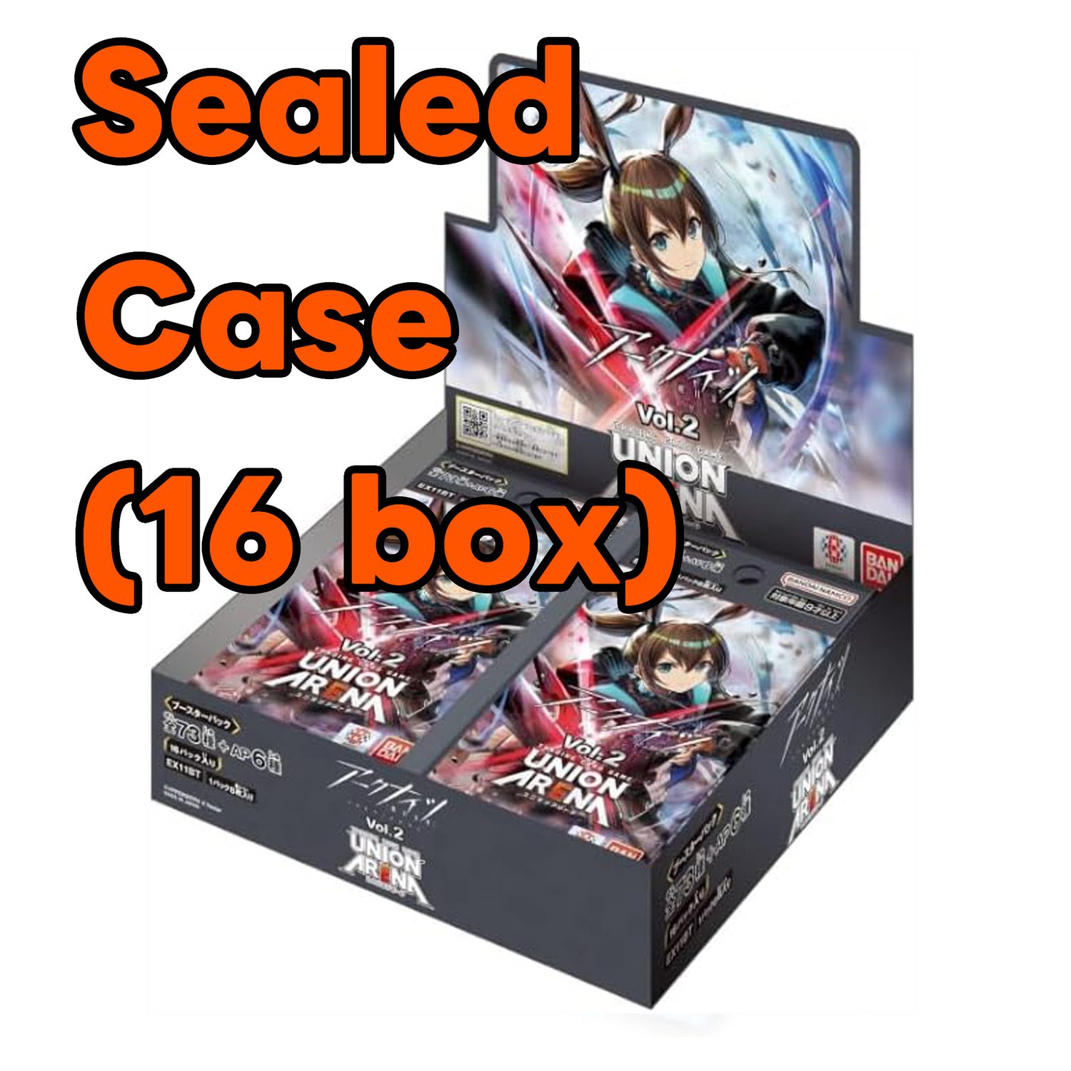 UNION ARENA ARKNIGHTS Vol.2 16 Booster pack Box sealed case blue dragon treasures UNION ARENA ARKNIGHTS Vol.2 16 Booster pack Box sealed case blue dragon treasures