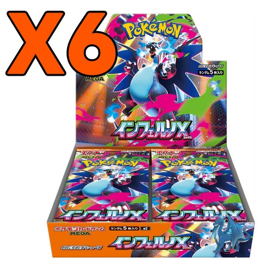 poemon card MEGA Inferno X 6 Booster Box set