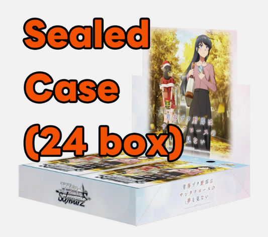 Weiss Schwarz Rascal Does Not Dream of Santa Claus Sealed Case 24 Boxes