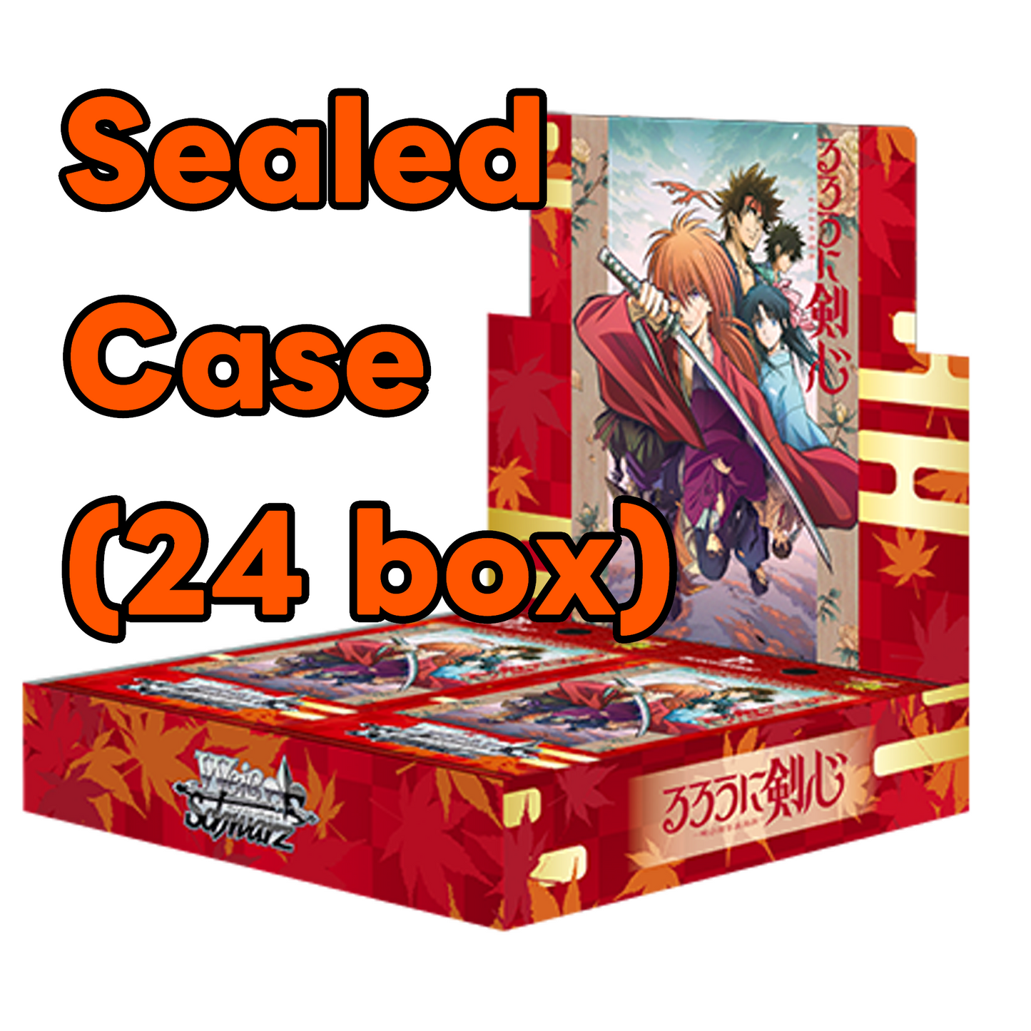 Disney Rurouni Kenshin Samurai X Sealed Case x 24 Boxes