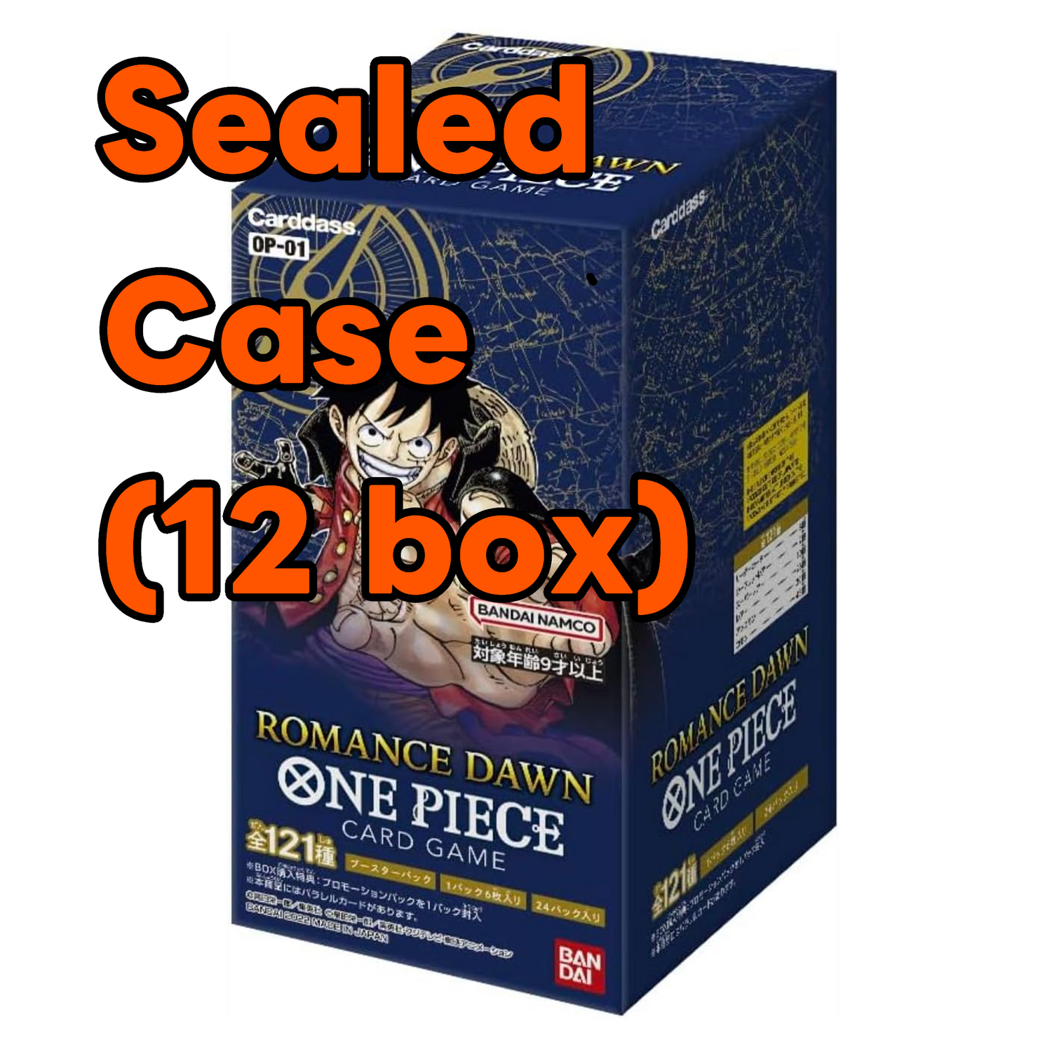 ROMANCE DAWN SEALED CASE OP-01 12 BOX