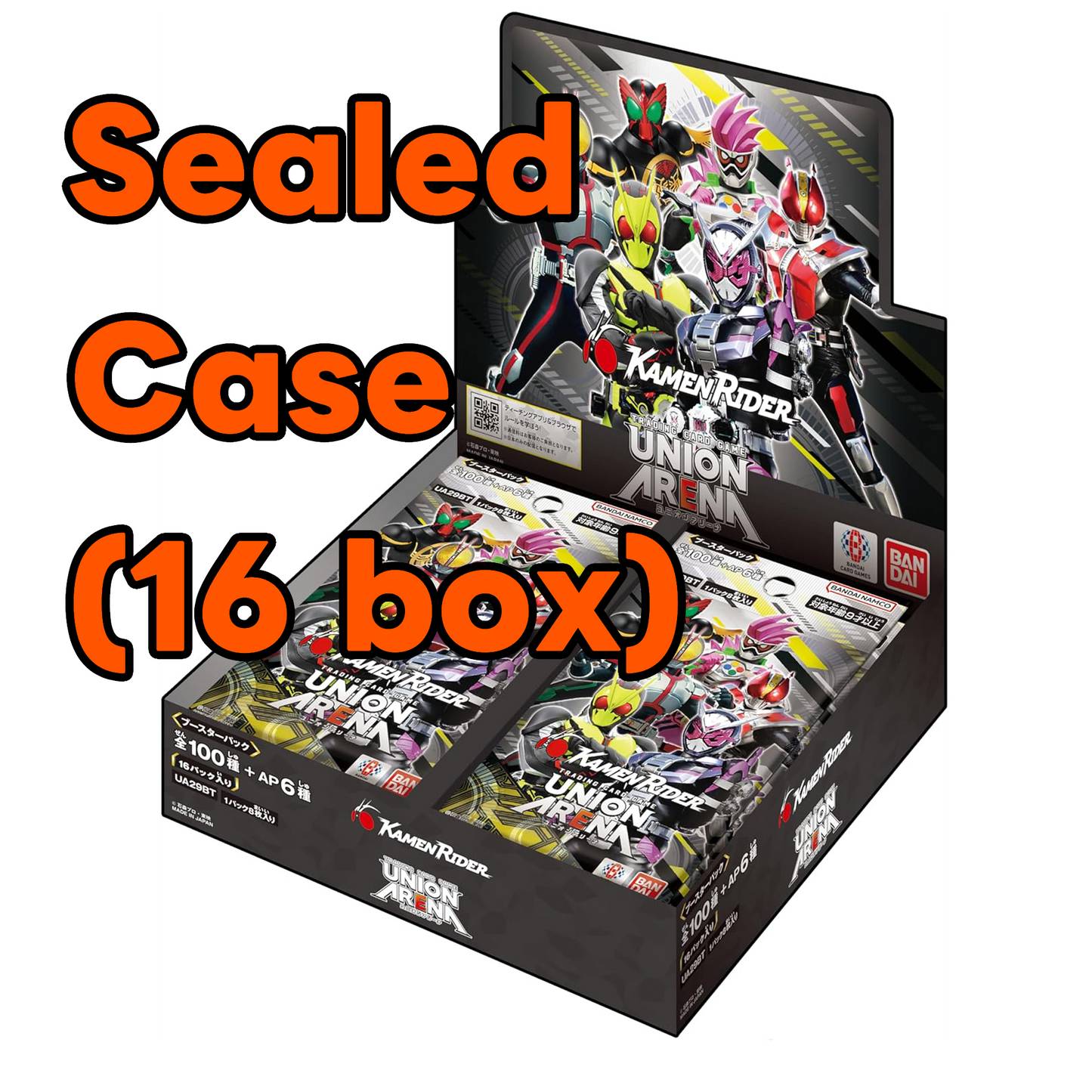 UNION ARENA Kamen Rider 16 Booster pack Box sealed case