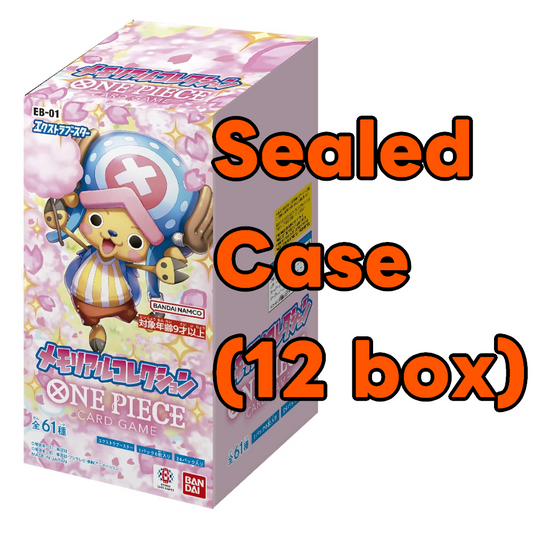 Extra Booster Memorial Collection SEALED CASE EB-01 12 BOX