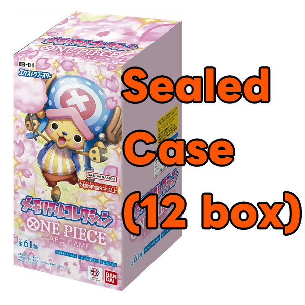 Extra Booster Memorial Collection SEALED CASE EB-01 12 BOX