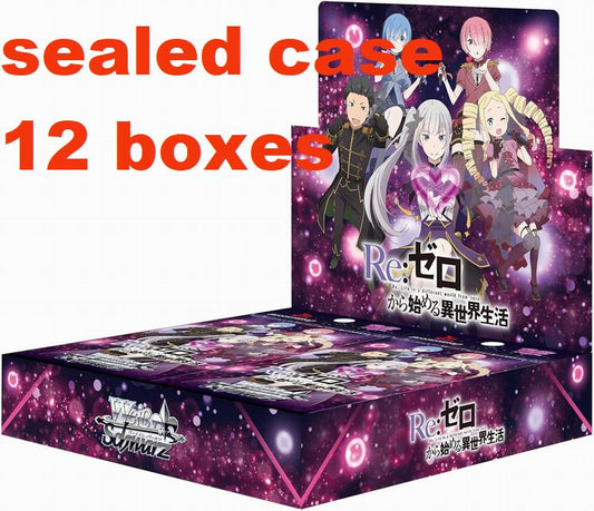 Weiss Schwarz Re:Zero vol.4 Sealed Case 12 Boxes