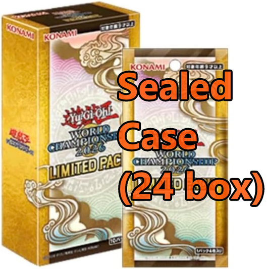Yu-Gi-Oh! OCG LIMITED PACK WORLD CHAMPIONSHIP 2026 booster box sealed case 24 box