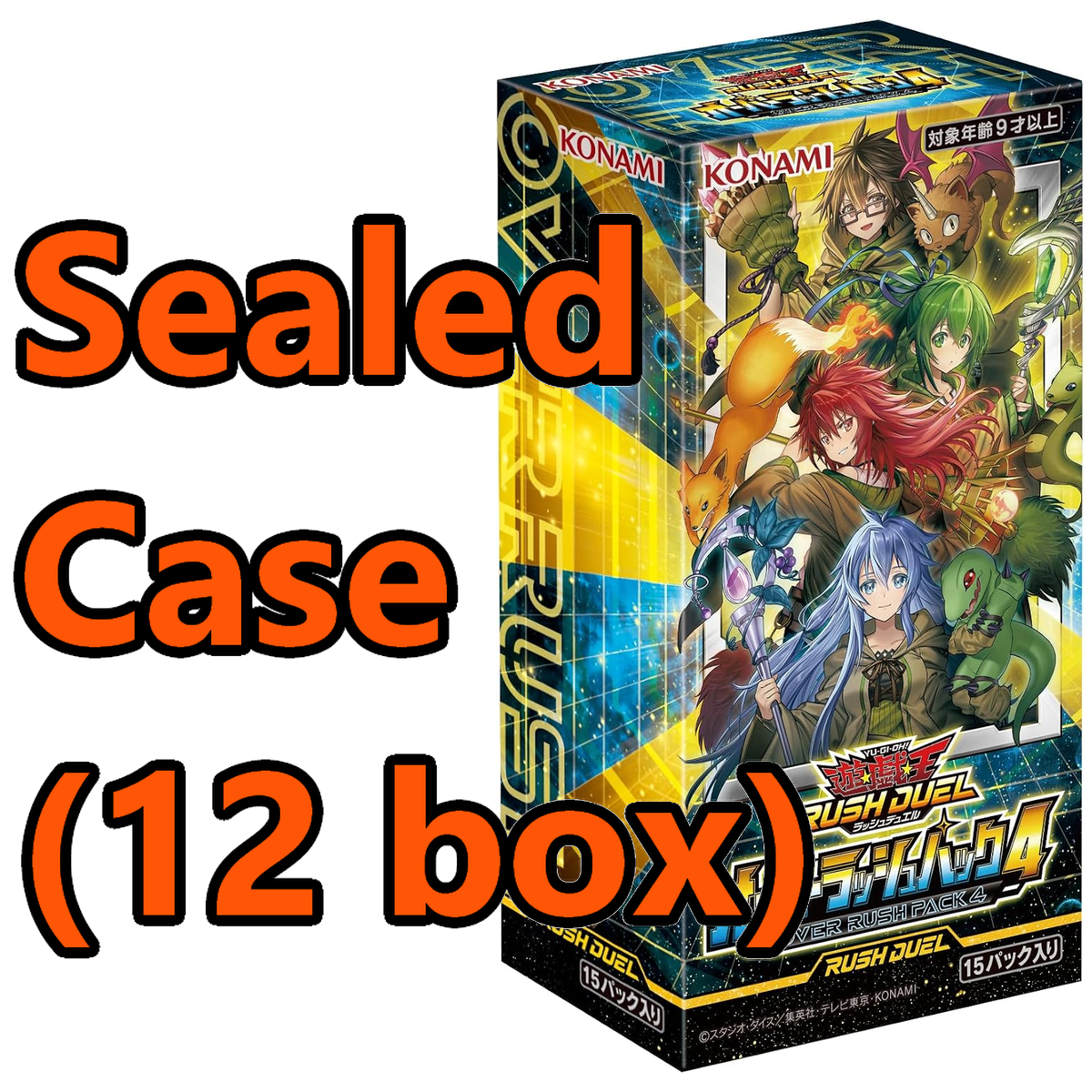 Yu-Gi-Oh! OCG Rush Duel Over Rush PACK 4 booster box sealed case 12 box