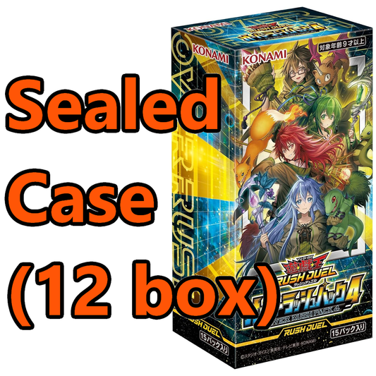 Yu-Gi-Oh! OCG Rush Duel Over Rush PACK 4 booster box sealed case 12 box