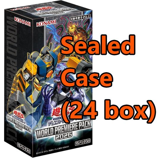 Yu-Gi-Oh! OCG WORLD PREMIERE PACK 2026 booster box sealed case 12 box